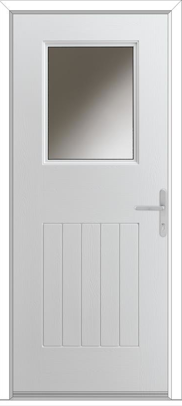 Rockdoor Ultimate - Cottage View Light Composite Door Set